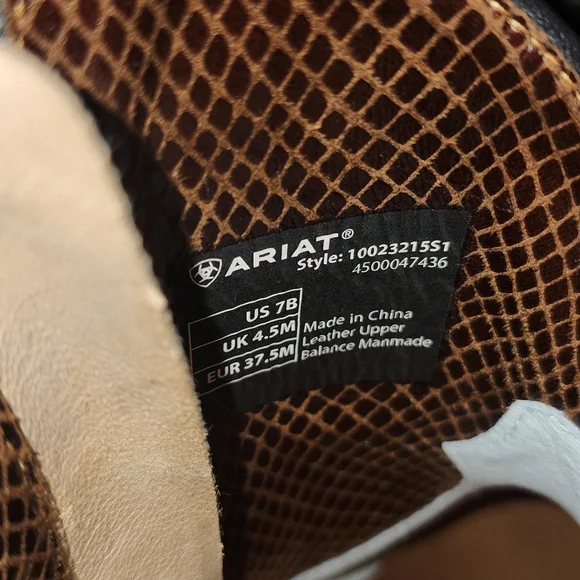 Ariat leapored print darlin booties size 7 - Picture 10 of 12